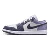 Pánske tenisky Air Jordan 1 Low White Indigo Haze Fialové 553558-145