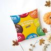 Fashion MMs Chocolate Candy Meme Cushion Cover Iceland Washable Linen Soft  for Daily Sofa Bed Home Room Decor