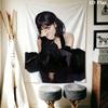 Charli xcx Väggbonad Estetisk Väggbonad Tryckt Tygfilt Dekorativa Väggbonader för Sovrum Vardagsrum Heminredning