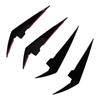 4PCS Front Bumper Side Canards Splitter Fins Car Body Decoration for 3 Series G20 G21 LCI M Sport 2023+ Glossy Black