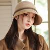 Autumn and Winter New Hat Women's Retro Premium Sense Cap Basin Hat Thermal Hat