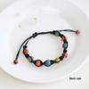 Handcrafted Unisex Ceramic Bracelet with Ethnic Flair - Watercolor-Style Beads, Great New Gift!