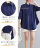 Cute and mature large short office cut and summer clothes light [Dep Club] blouse, size, office, sleeve, casual, women's sew, shirt, top, 3/4 sleeve,