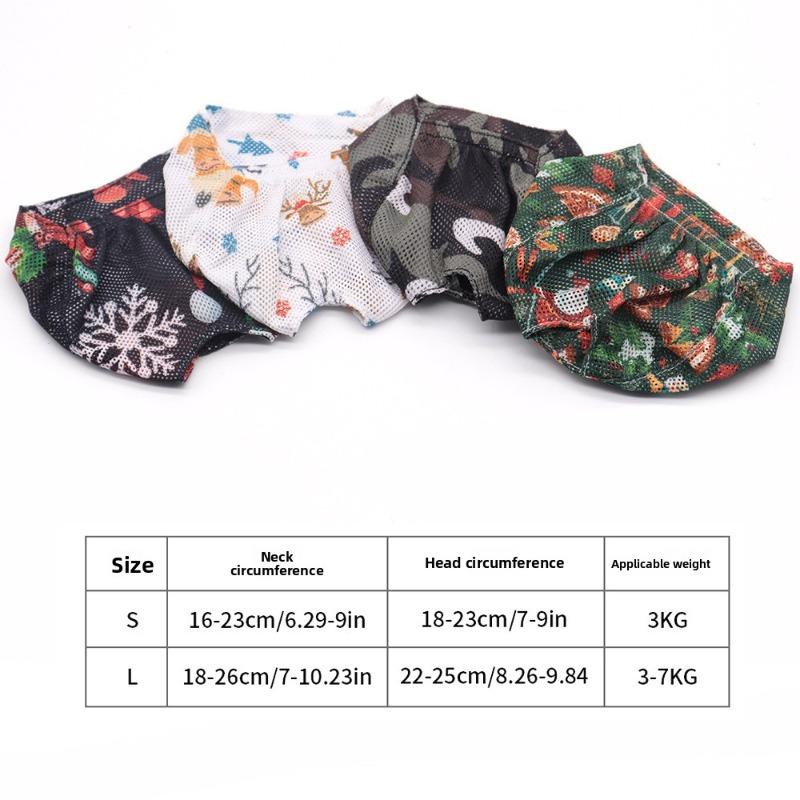 Multi-functional Pet Muzzle Cat Face Mask To Prevent Excessive Barking and Cat Head Protection Cover with Mesh Fabric for Good Air Circulation