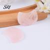 Sensitive Skin Gua Sha Pink Quartz Scraping Board Cat Head Shape Facial Massage Tool for Lifting Jawline Contour Massager Firming V-Face Line Relieves