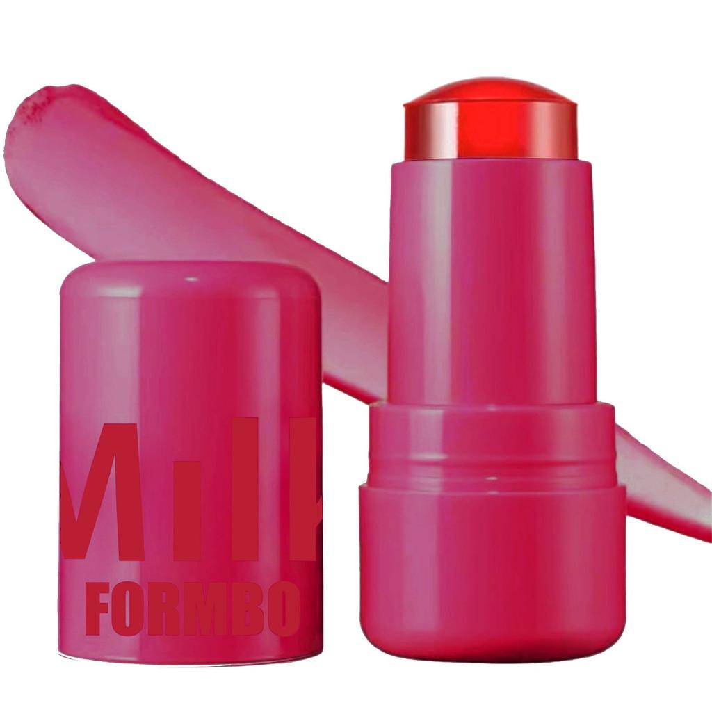 Blush alla gelatina di latte, blush alla tinta alla gelatina di Milk Makeup, tinta alla gelatina d'acqua Milk Coolings da 0,18 once, tinta alla gelatina d'acqua in stick trasparente per labbra e guance