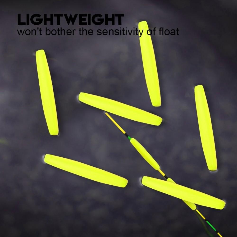 100PCS Silicone Fishing Float Indicator Lightweight Float Strike Indicator Freshwater Fishing