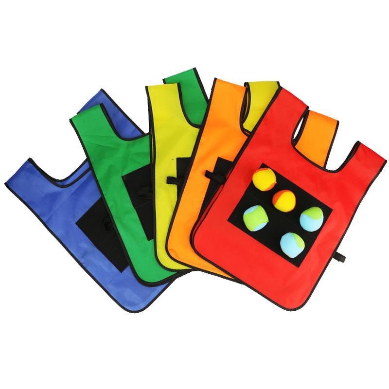 Kinder Outdoor Sport Spiel Requisiten West Klebriges Trikot West Spiel West Mit Klebrigen Bällen Werfen Spielzeug Für Kinder Sport