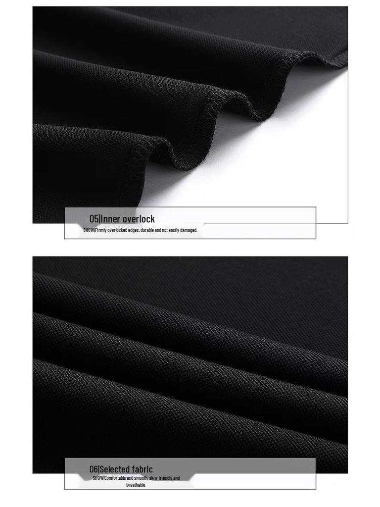 Men's Unisex Short Sleeve Polo Shirt - Casual Summer Lapel T-Shirt, Solid Color Workwear