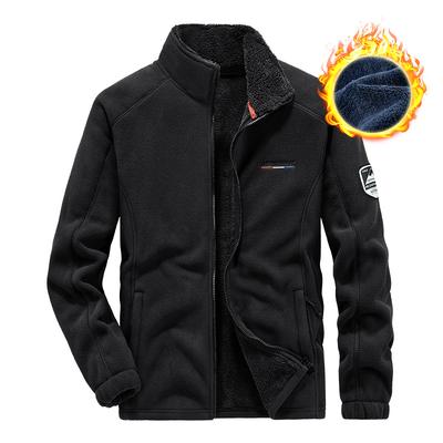 Herbst und Winter Plüsch verdickte Fleecejacke Herren Outdoor Freizeit Fleecemantel Herren