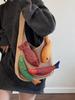 Cotton Large Capacity Tote Bag For Women With Open Top And Inner Card Pocket For Daily Use