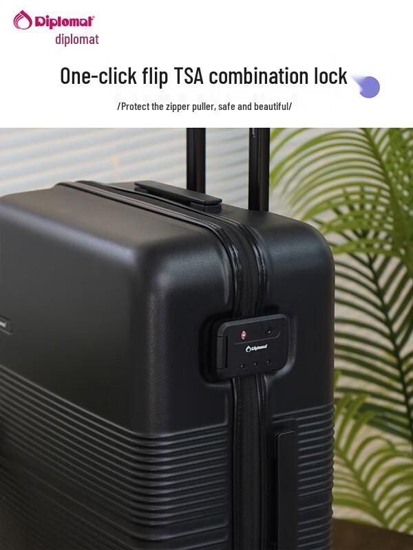 Diplomat TC-2621 Titanium Hardside Spinner Luggage