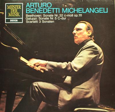 LP Record ARTURO BENEDETTI MICHELANGELI, LUDW - Sonate Nr. 32 C-Moll Op. 111 / Sona SMD1199 Decca Germany Classical Used