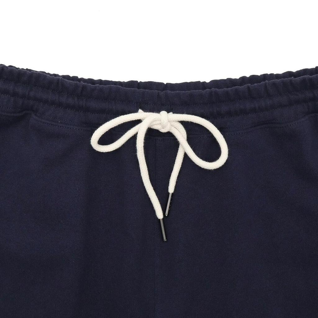 Pantalones Cortos de Algodón Pesado New Era, Ropa MLB, New York Yankees, Azul Marino, Talla 14122017 (Para hombre, Para mujer, Grande)