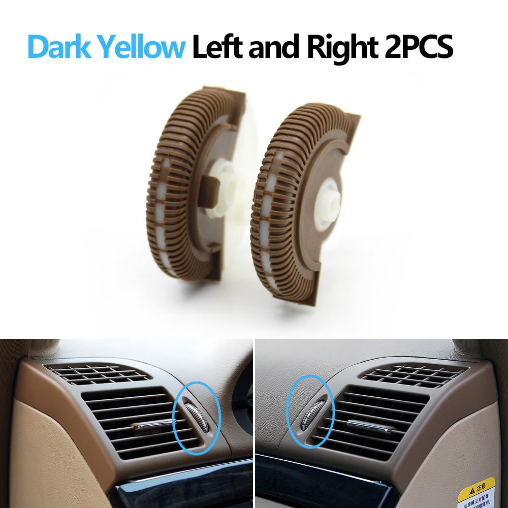 2PCS Front Rear Air Conditioning Control Roller AC Vent Base Rolling Wheel For Benz E Class W211 E200 E300 E230 E260 E280