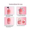 (purple) 2pcs Ice Roller For Face & Neck Silicone Material Facial Skin Care Roller Face Massager Face Ice Roller Multicolor
