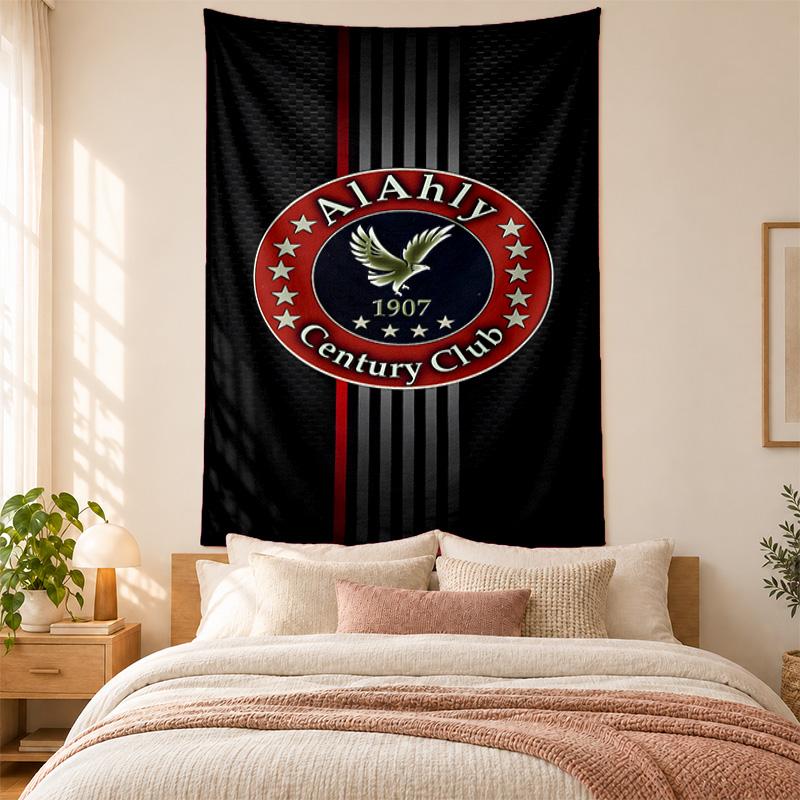 Al Ahly FC Tapestry highquality for decorating living room bedroom dorm walls ideal as bedroom wallart orholiday gift