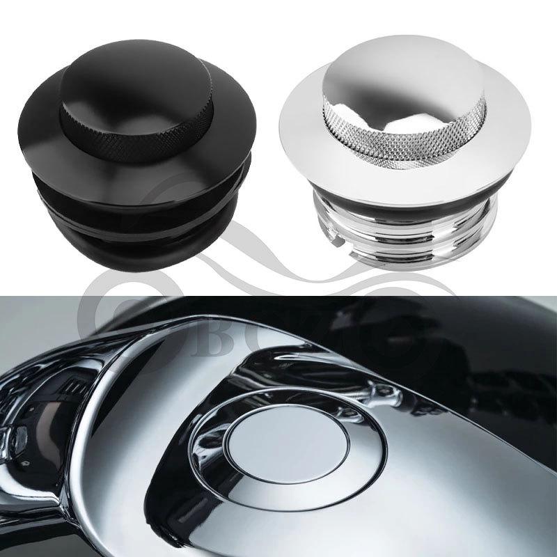Harley Dyna Softail Springer Chrome Fuel Tank Pop-Up Vent Cap