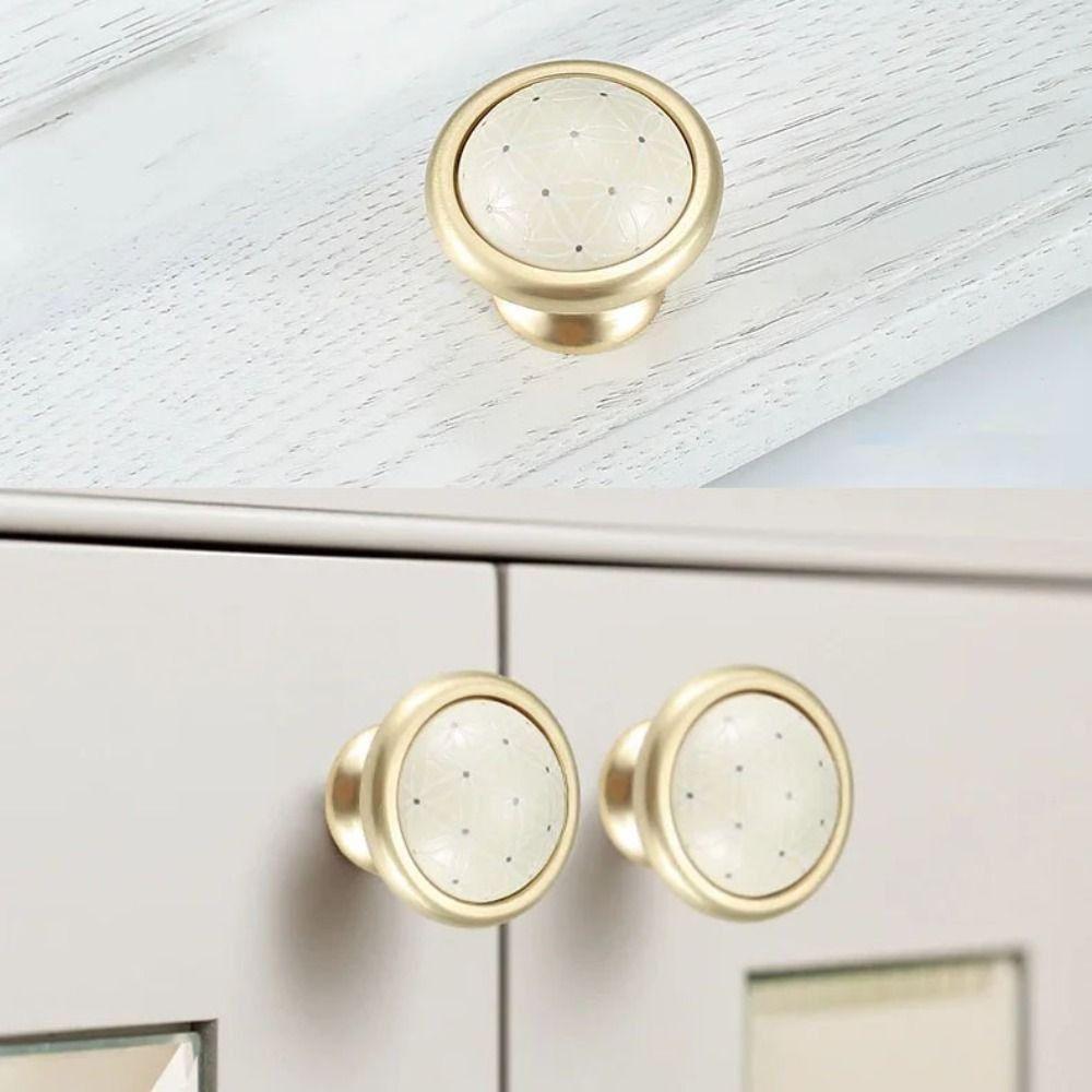 Vintage Furniture Handle Wear Resistant Drawer Knobs Durable Wardrobe Door Pulls  Shoe Cabinet