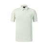 FILA Golf Series Minimalist Color-Block Comfortable Sports Casual Knit Short Sleeve Polo Shirt Men tops Fog-Gray A11M625119FGY
