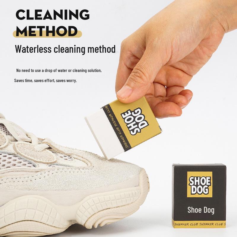 Suede & Nubuck Shoe Cleaner - Waterproof Stain Remover Eraser for White Sneakers