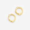 ESTELLE Earrings Silver Yellow Gold Plated Cubic Zirconia [ESTELLE] [Official] Women's 0776-0063-0000-0000
