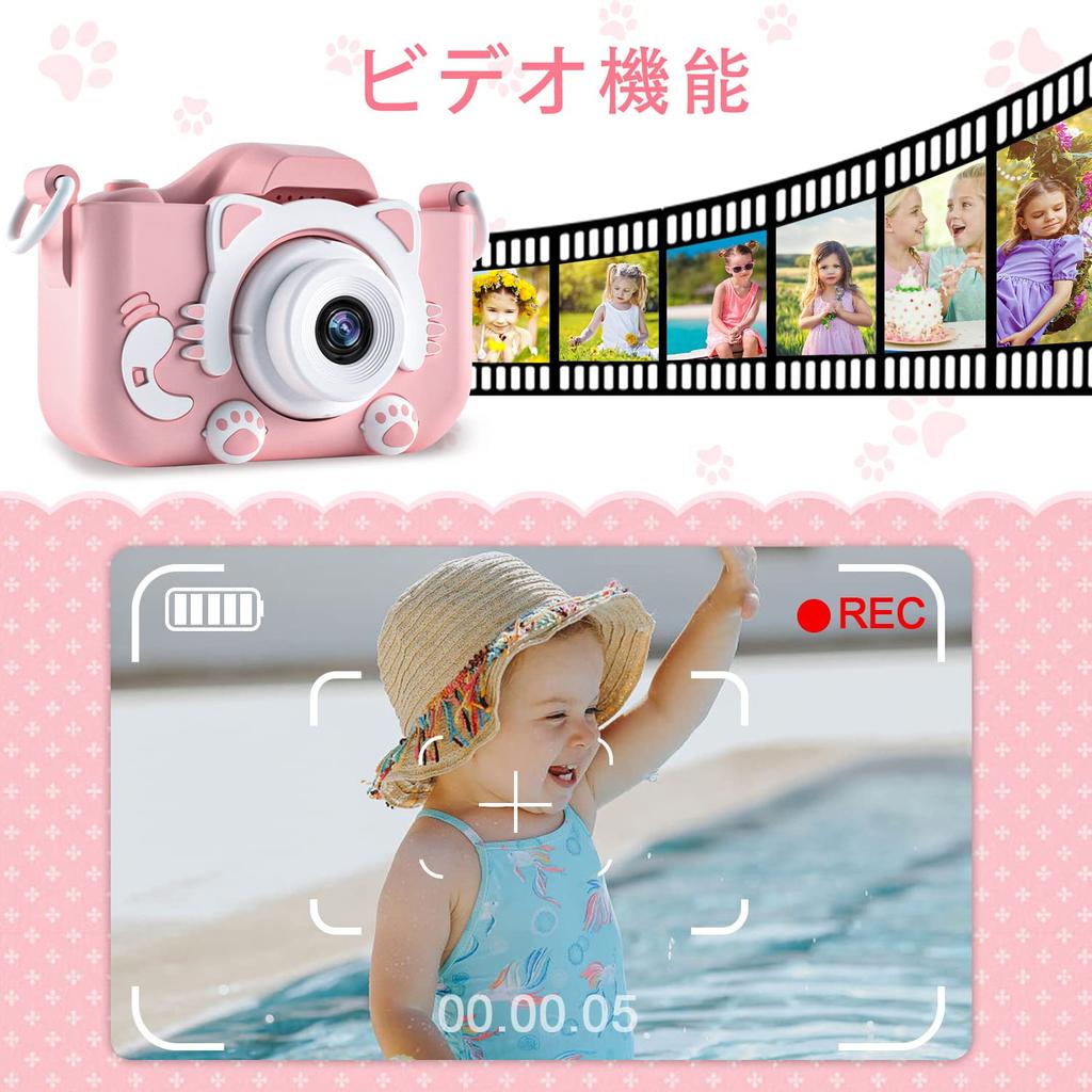 CIMELR Digital Camera for 1080P HD Video 32GB IPS LCD 4x USB Dual Lens and Rear Selfie Protective Case Perfect for Ages Birthday or Day Includes