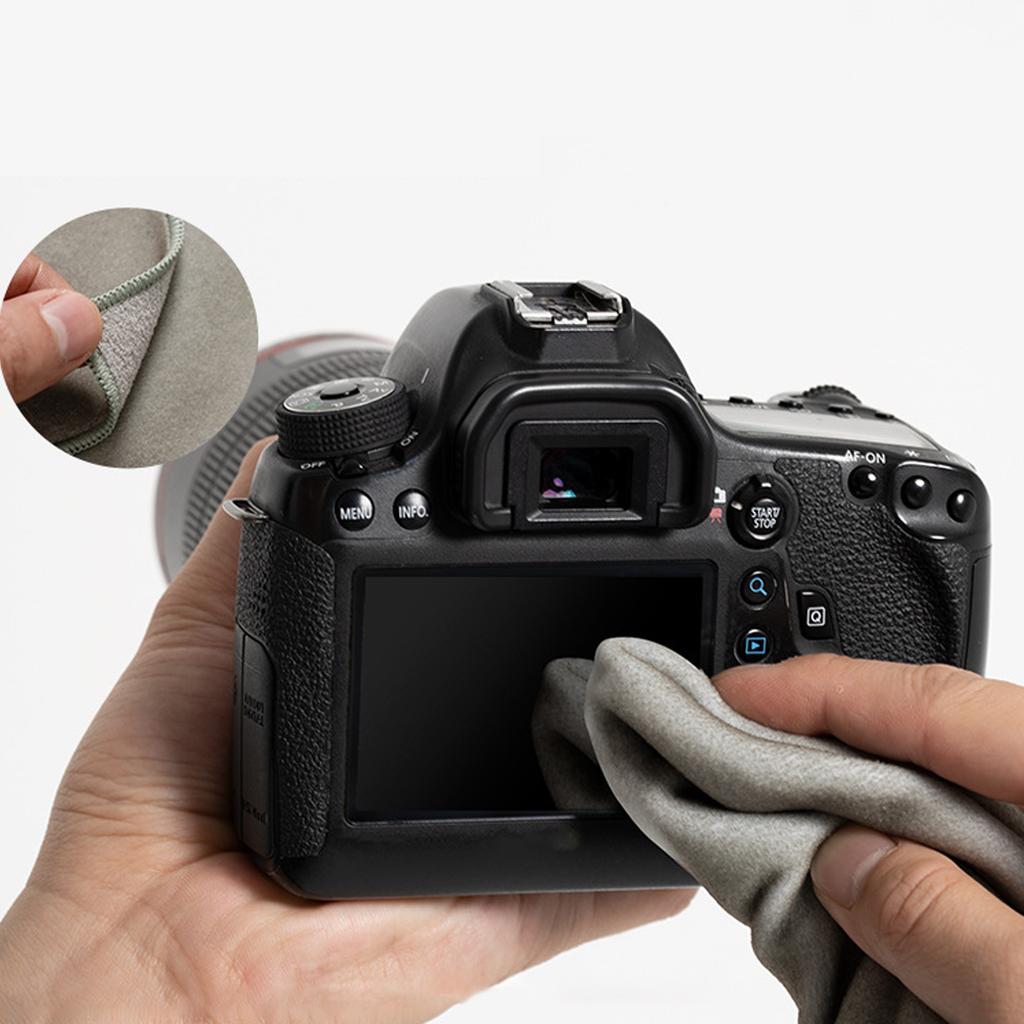 Protective Camera Wrap 30x30cm Adhesive Protective Cloth for DSLR Lens and Mobile Devices Scratch Resistant