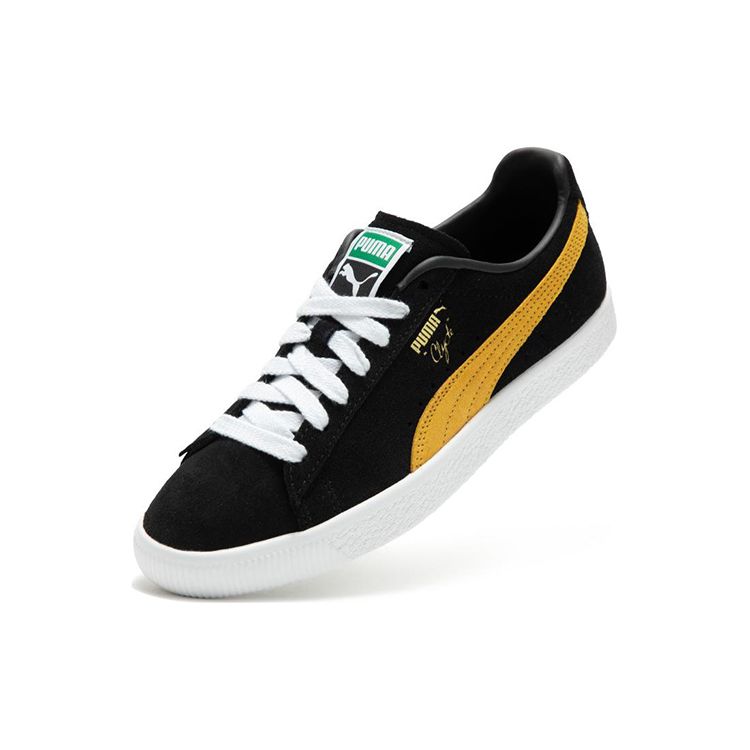 Puma Clyde OG Black Yellow Unisex Sneakers 391962-05