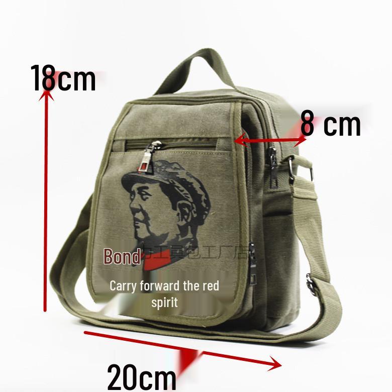 Extra Large Wear-Resistant Canvas Electrician Tool Bag with Shoulder Strap - Multifunctional Repair Bag