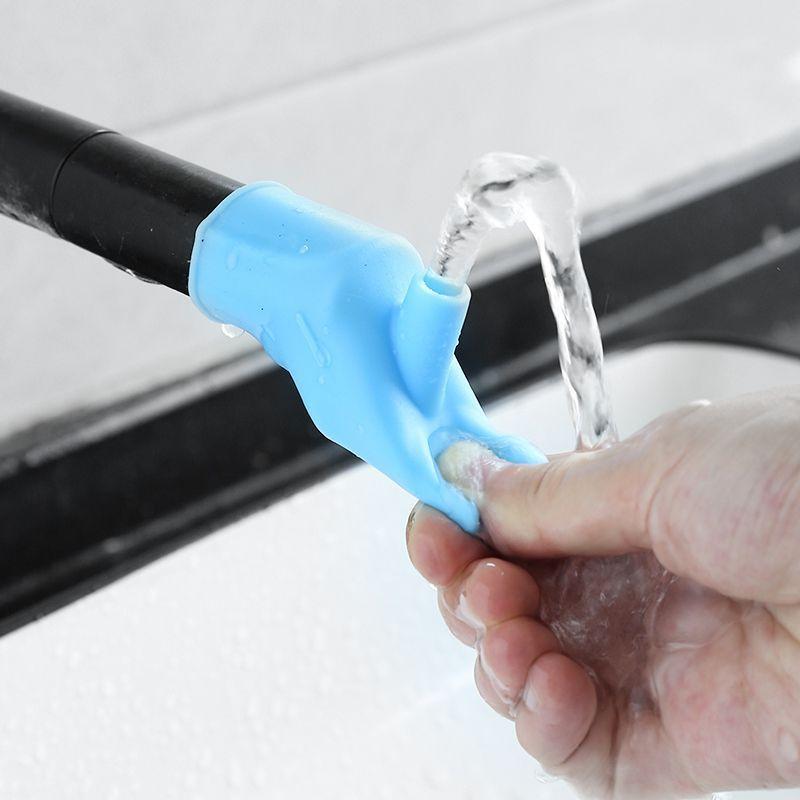 2pcs Universal Silicone Faucet Extender Anti Splash Water Saver Flexible Hose Adapter for Kids Bathroom Sink Bathroom Products