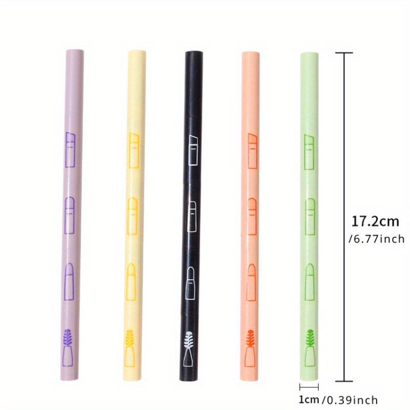 New Eye Shadow Brush 4 In 1 Single Makeup Brush 4 Sets of Eyebrow Brush Eyelash Brush Eye Shadow Brush Eyeliner Brush Lip Brush