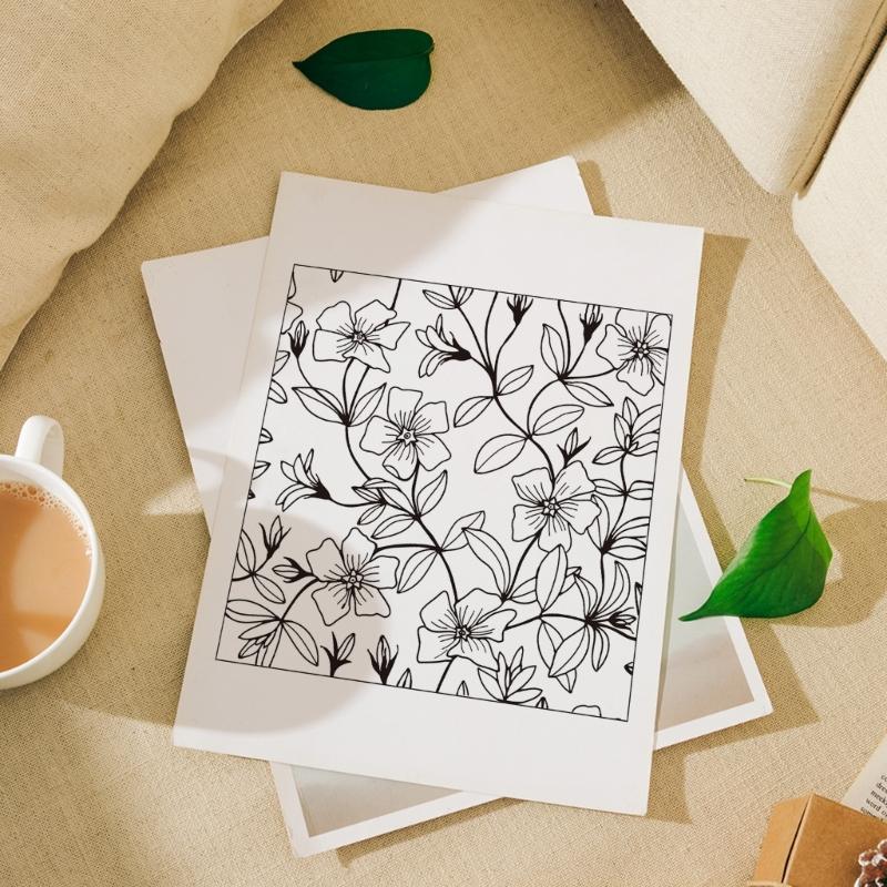 Flower Wall Silicone Clear Seal Stamp DIY Scrapbooking Embossing Photo Album Decorative Paper Card Craft Decoration