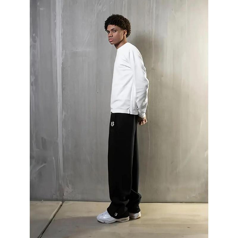 2026 New Men's Fashion Embroidered Loose Casual Sports Pants