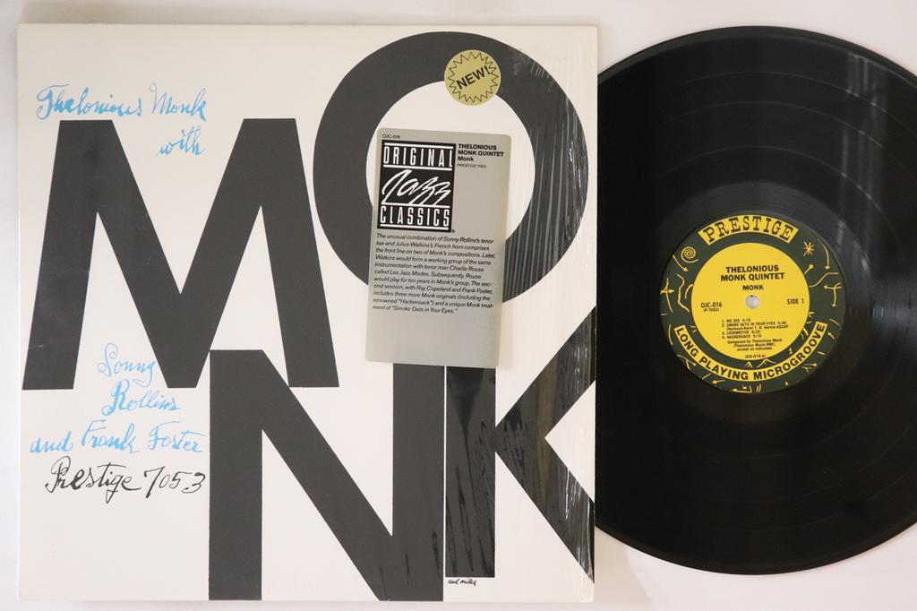 LP Record THELONIOUS MONK - Monk P7053,OJC016 ORIGINAL JAZZ C 1982 US Jazz Used