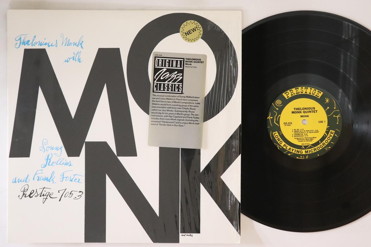 

LP Record THELONIOUS MONK - Monk P7053,OJC016 ORIGINAL JAZZ C 1982 US Jazz Used