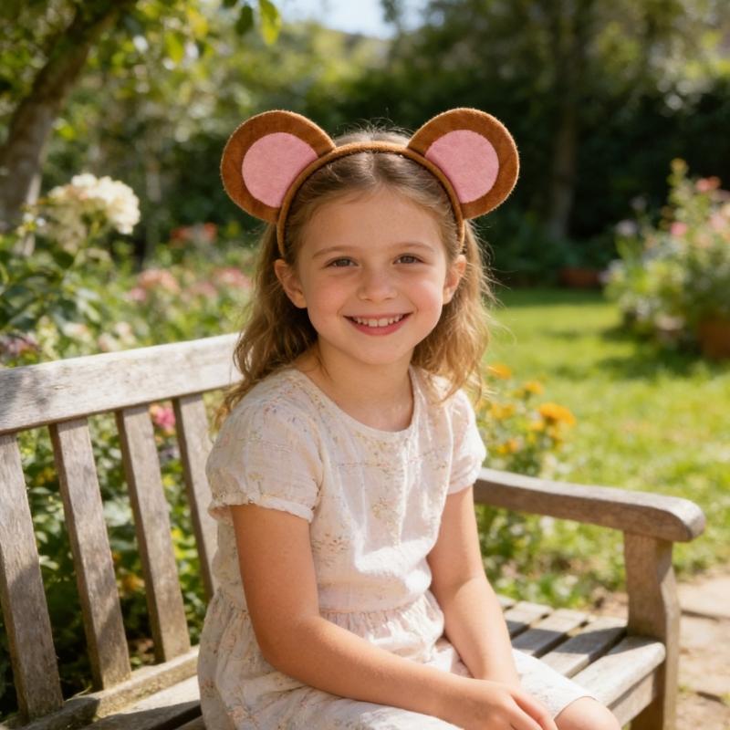 Soft Fabric Mouse Ears Headband For Kids Role Play Costume Accessories Halloween Mouse Costume Headwear