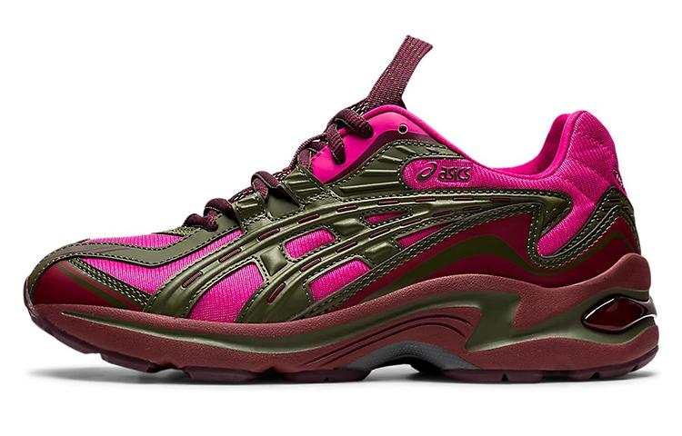 

ASICS FB1 S Gel Preleus Pink Rave Olive Canvas Women s 1202A158-700 35.5
