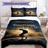 Michael Jackson 180 Customize Your Name Bedding Set Breathable Duvet Cover with Pillowcases Home Decoration Birthday Gift