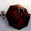 1pc Spider Web Automatic Folding Umbrella, Lightweight Retractable Compact Travel Umbrella, 8-Rib Sturdy Frame013