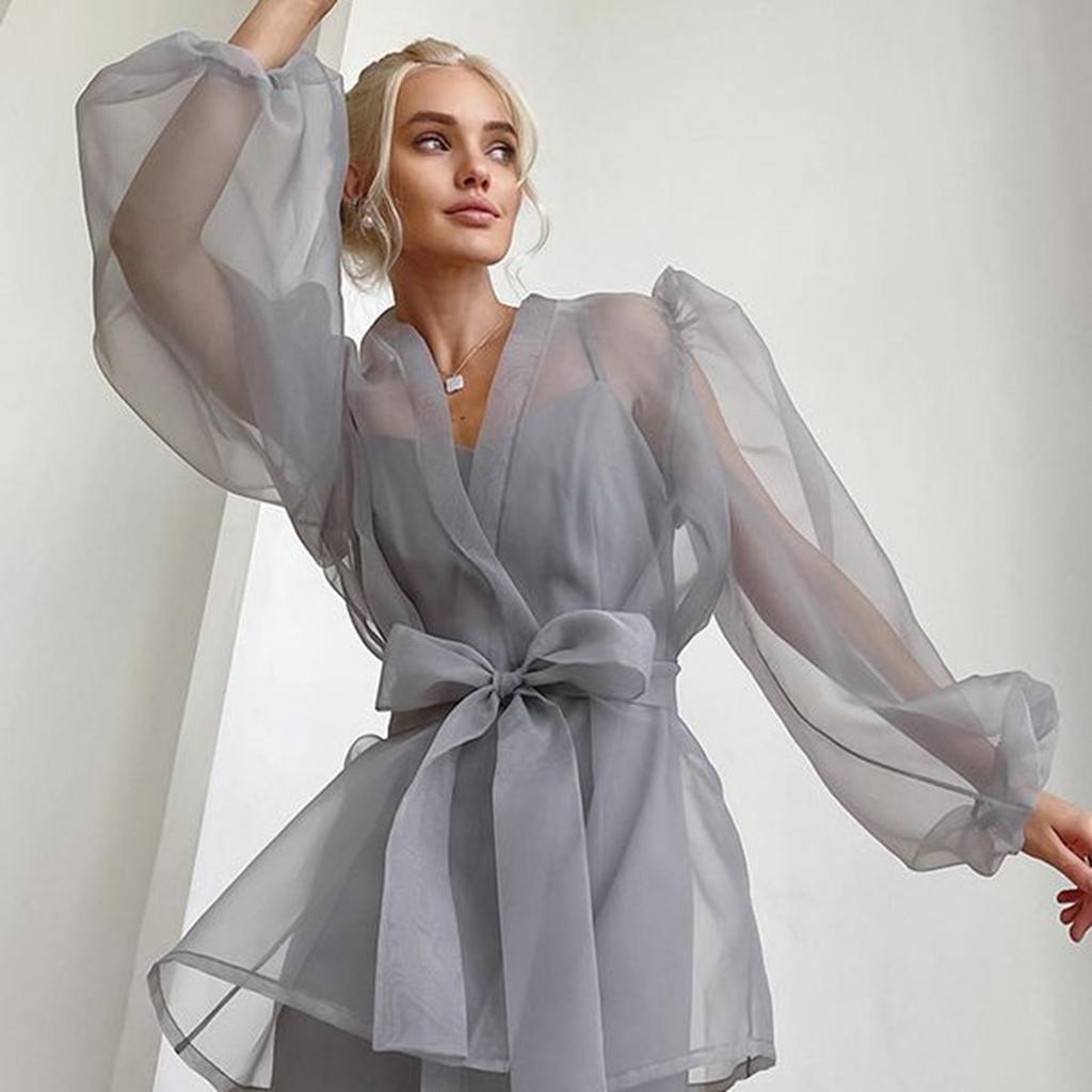 Linen Blouses Women's Plus Size Long Sleeve Star Print Blouses