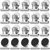 20 Pack Fridge Magnet Refrigerator Magnets, Strong Magnetic Clips, Heavy Duty Clip Magnets for Photo Displays, Whiteboard Magnets for Home, Office,