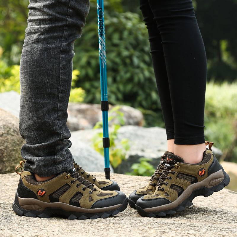 36-48 Unisex Large Size Outdoor Ultra Lightweight Non-Slip Hiking Shoes Women's Hiking Shoes