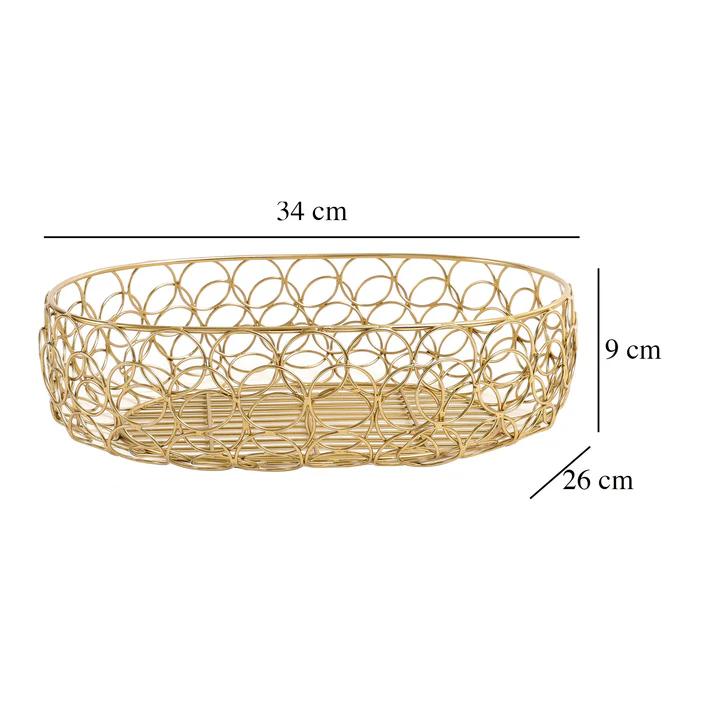 Meza Basket Set  34 x 26 x 10 cm34 x 26 x 9 cm