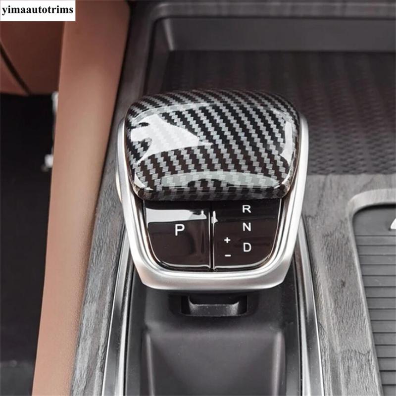 ABS Carbon Fiber Gear Shift Knob Gear Lever Head Cover Trim Car Interior Accessories For Chery Omoda 5 C5 FX   2024 2025