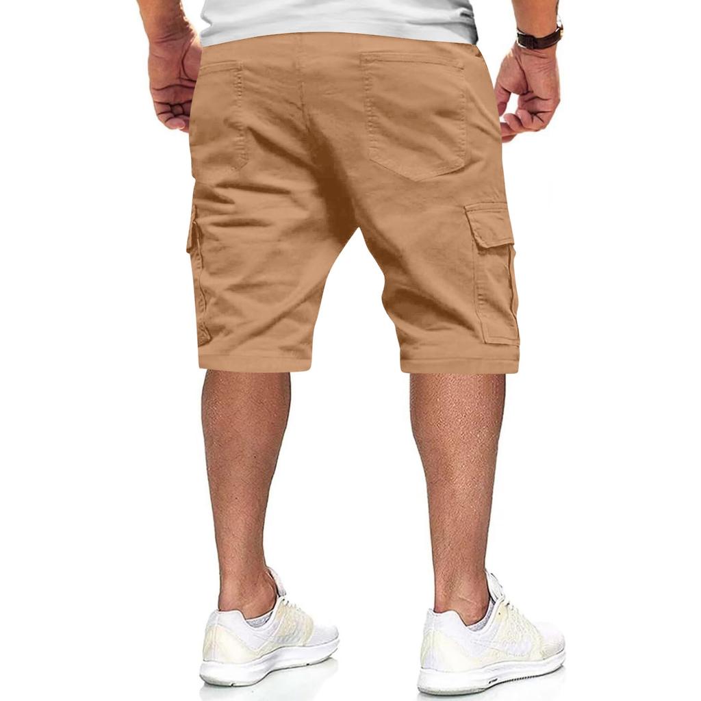 Men's Multi-pocket Work Pants Large-sized Jogging Shorts