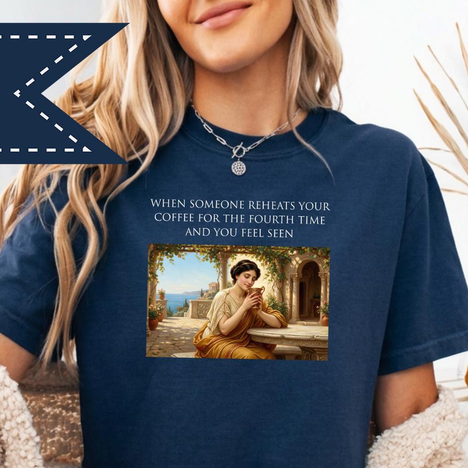 When Someone Reheats Your Coffee.. Tee, Comfort Colors® Mom Shirt, Classical Art Meme Tee, Tired Mom Appreciation, Mother s Day Gift M