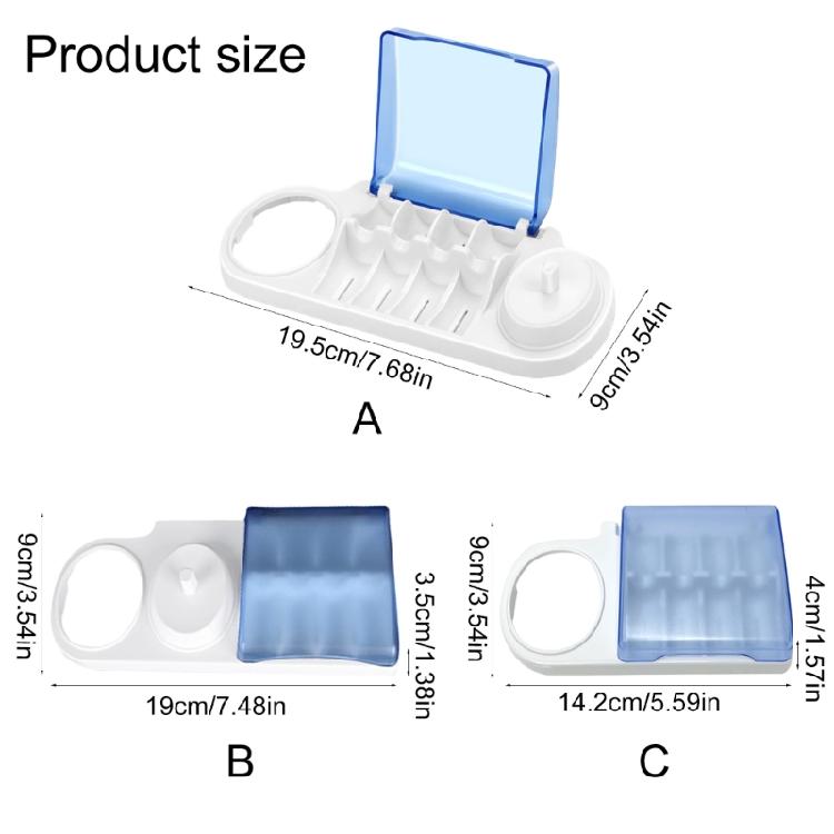 Electric Toothbrush Head Storage Stand Practical Brush Head Rack for Everyday Users Bathroom Supplies Accessory