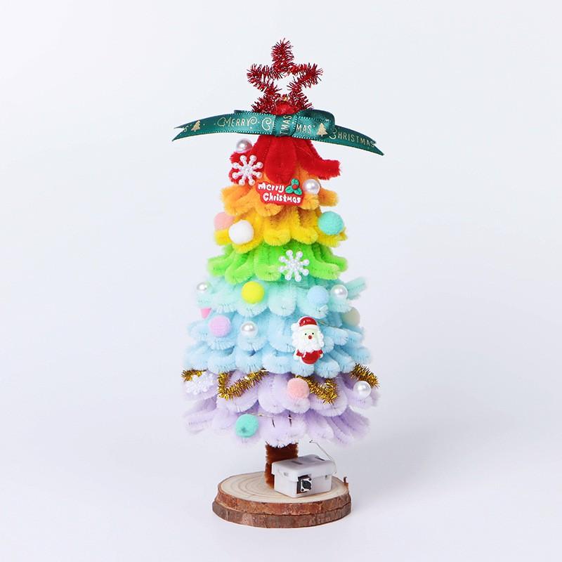 DIY Twist Stick Christmas Tree Kit - Stress Relief Plush Toy Gift Teens Adults