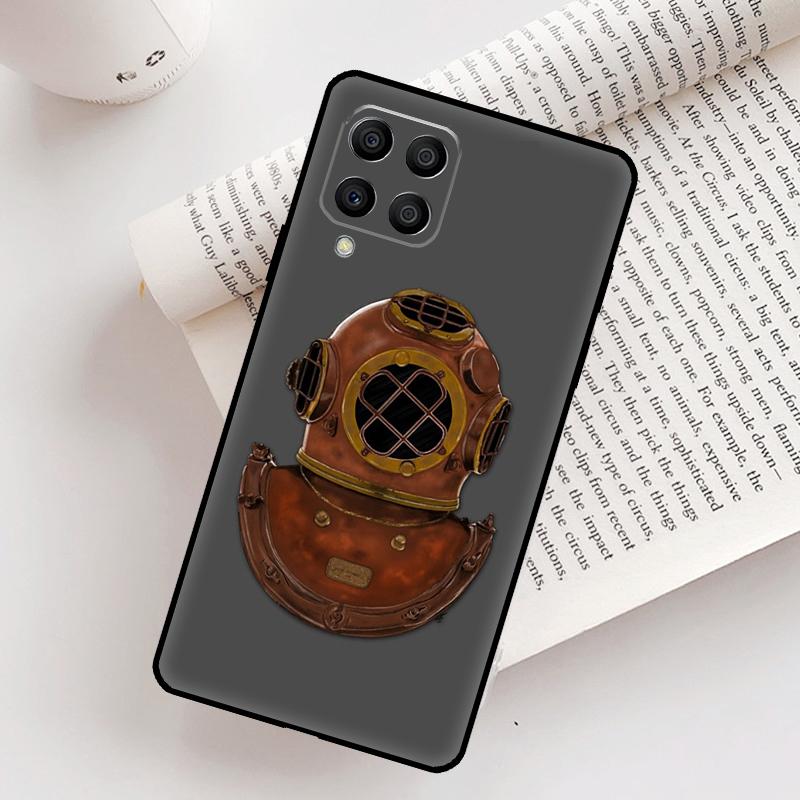 Scuba Diving Diver Case For Samsung Galaxy M12 M56 M06 M32 M52 M35 M55 M15 M11 M13 M14 M16 M36 M31 M53 M34 M54